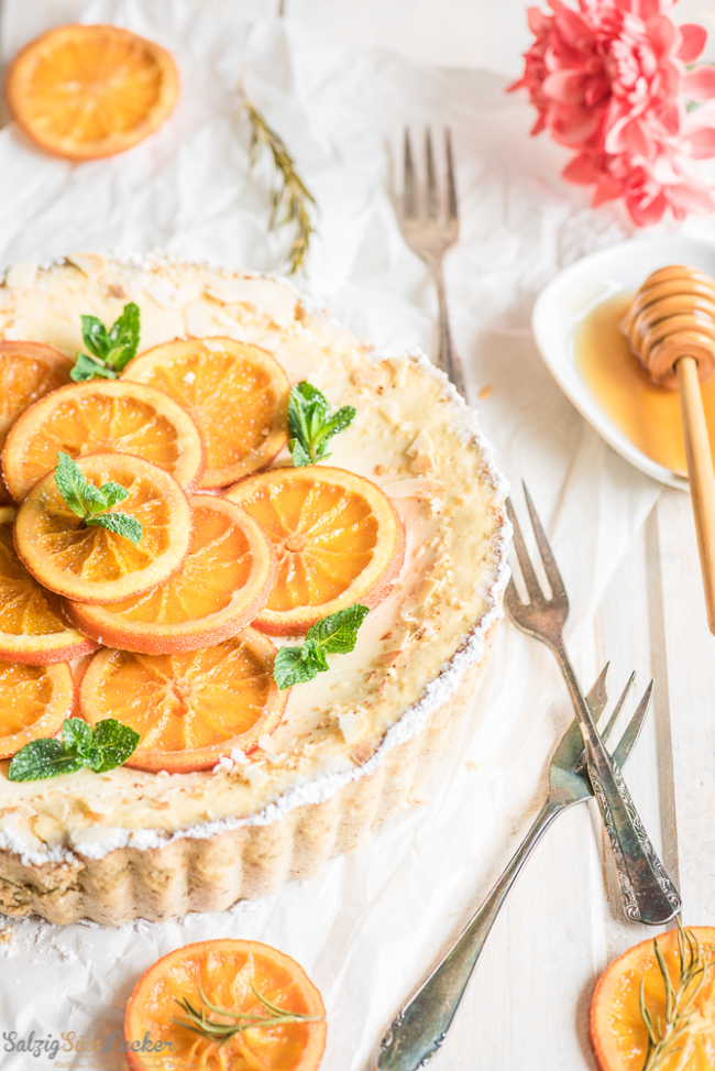 Joghurt-Orangen-Tarte - Salzig, Süß und Lecker