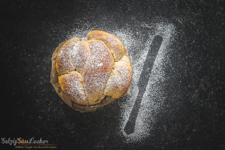 Orangen-Hefezopf mit Labneh zum Frühstück - Salzig, Süß und Lecker