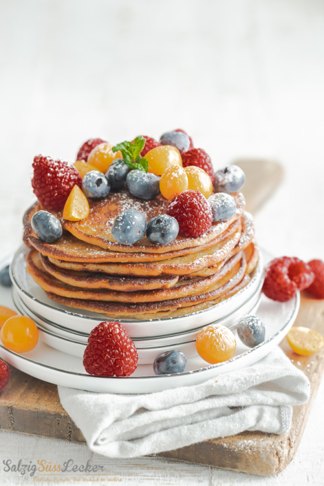 Sourdough Pancakes für ein leckeres Sonntagsfrühstück - Salzig, Süß und ...