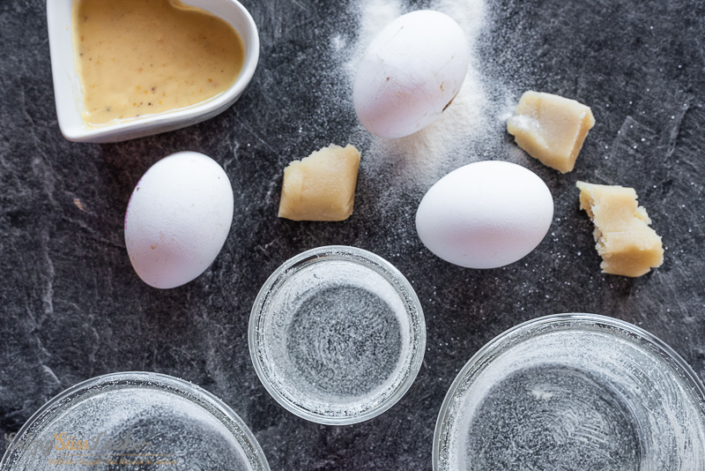 Eierlikörkuchen im Glas – mit Marzipan verfeinert - Salzig, Süß und Lecker