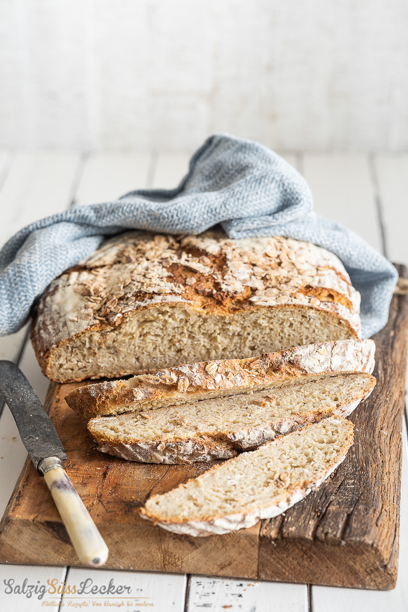 Grötbröd – ein Brot mit Haferflocken - Salzig, Süß und Lecker