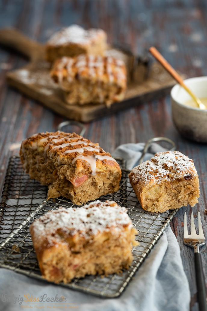 Apfel-Erdnuss Scones -5