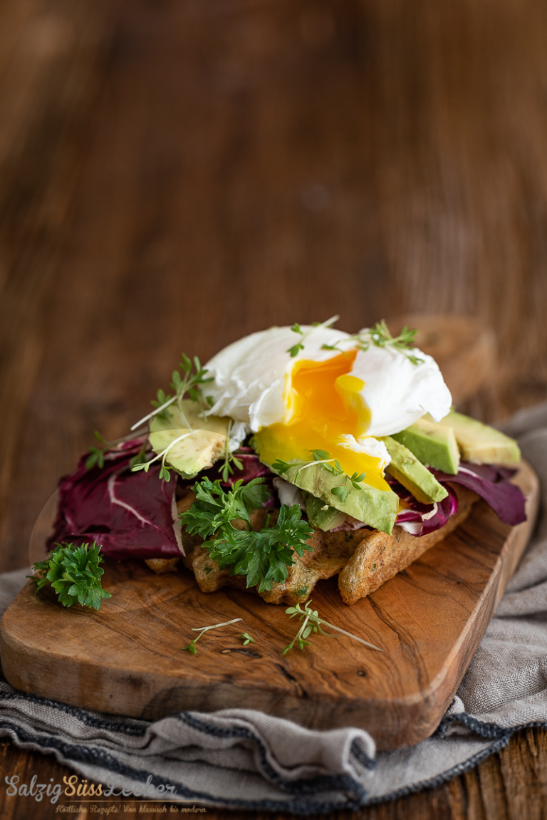 Herzhafte Kartoffelwaffeln lecker belegt Salzig, Süß und Lecker