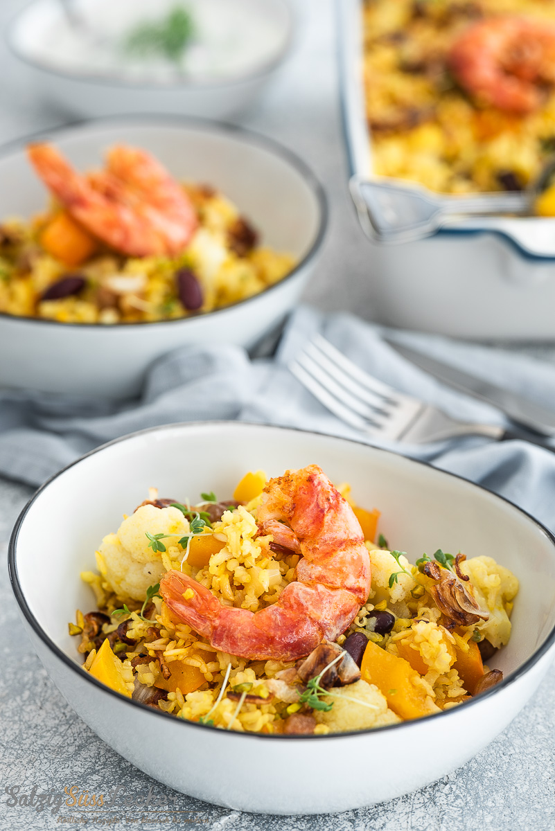 Mein Rezept - Safran-Biryani mit Gurken-Raita - Salzig, Süß und Lecker
