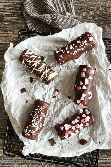Amerikanische Cremekuchen - Twinkies mit Himbeercreme - Salzig, Süß und ...