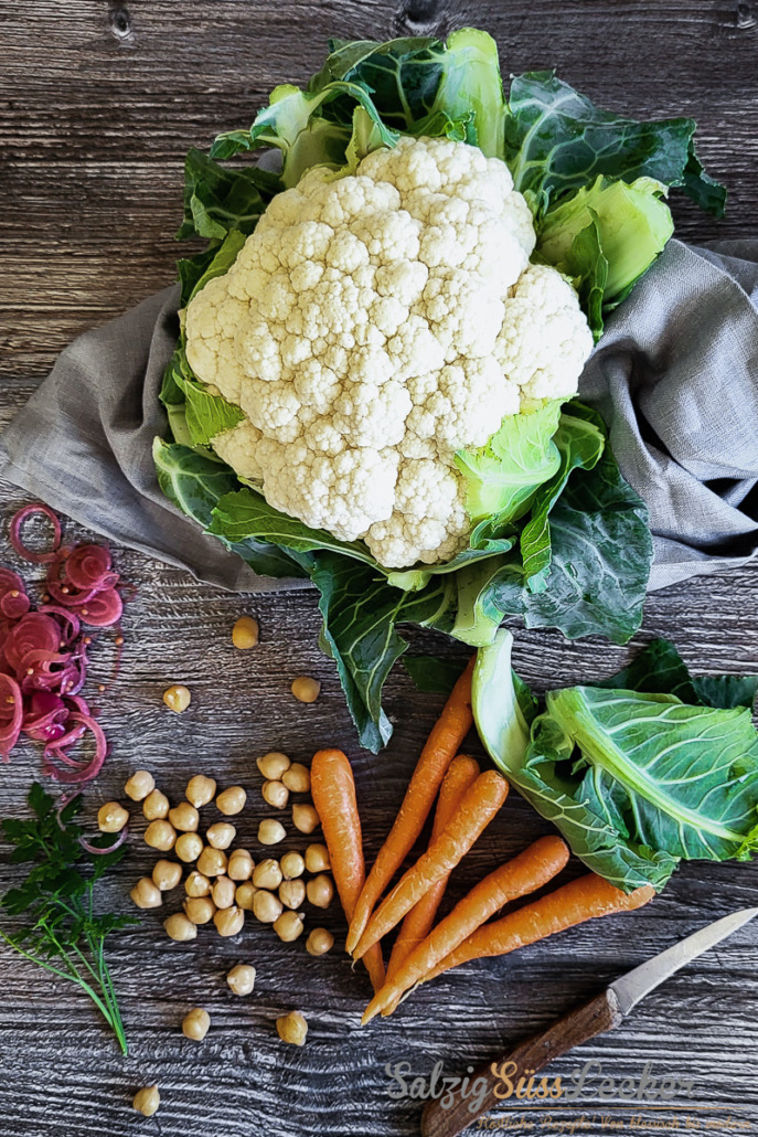 Gebratener Blumenkohl Mit Thaigemüse - Salzig, Süß Und Lecker