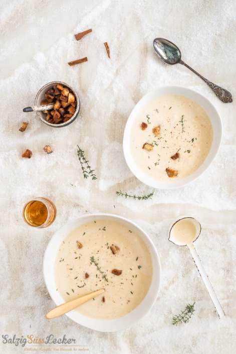 Cremige Selleriesuppe Rezept - Salzig, Süß und Lecker