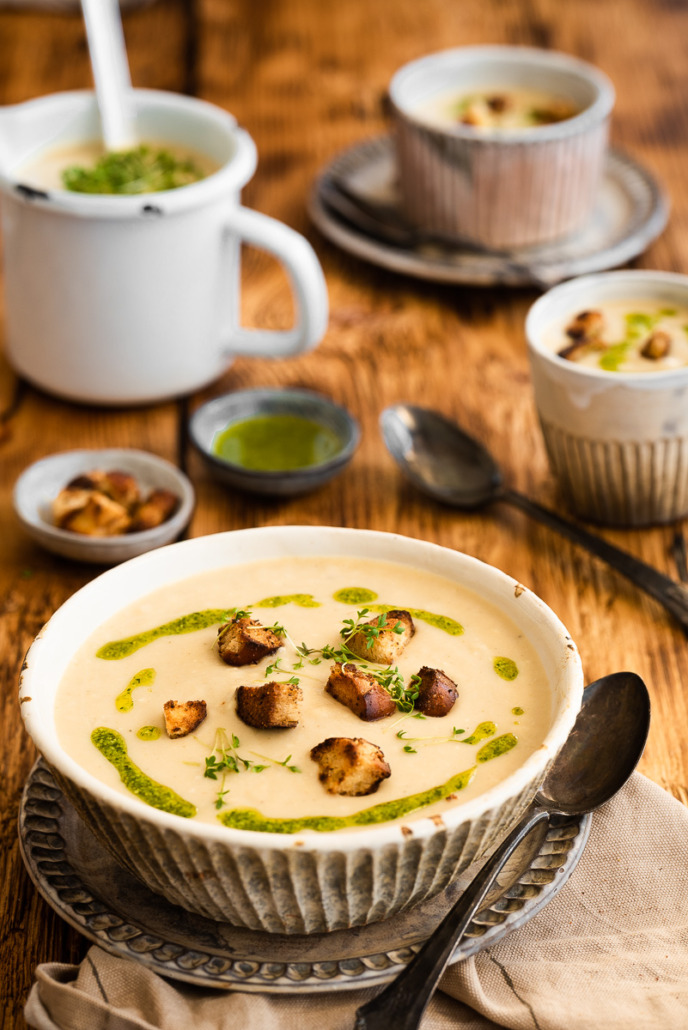 Cremige Selleriesuppe Rezept (3 von 5) - Salzig, Süß und Lecker