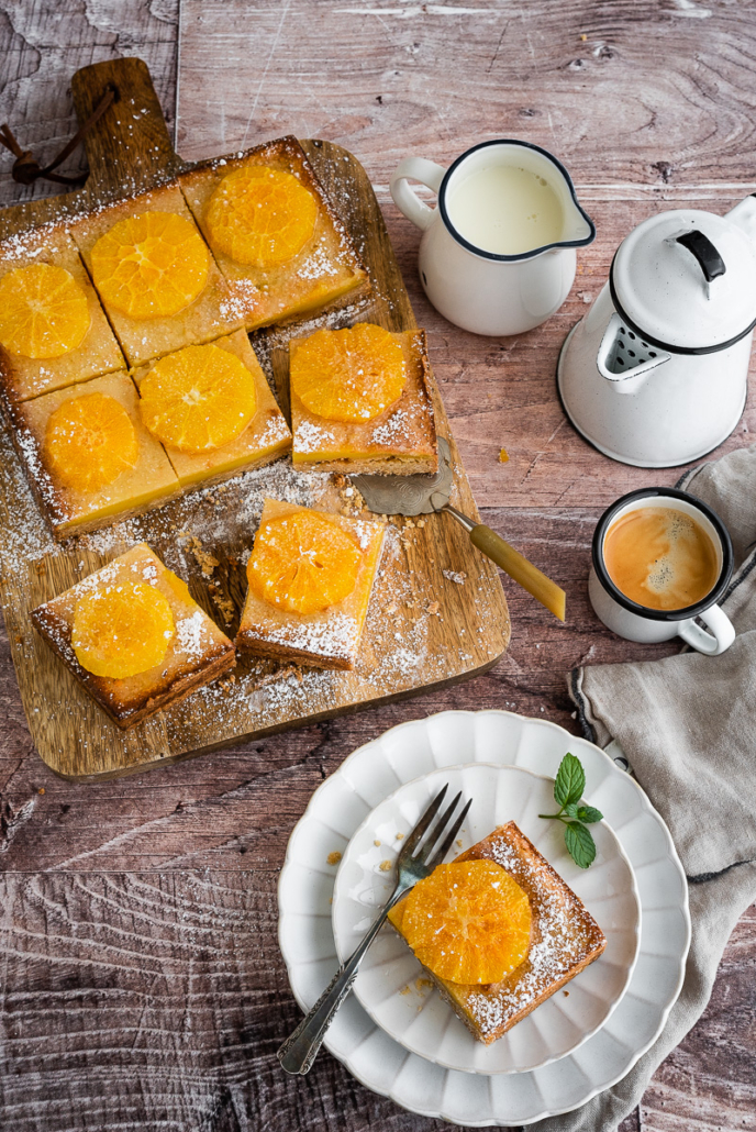 Rezept für Spiegeleikuchen vom Blech - Salzig, Süß und Lecker