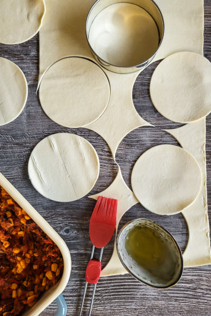 Vegetarische Empanadas – einfach köstliche Teigtaschen -2