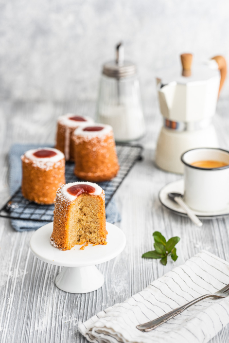 Plundergebäck mit Vanillepudding und Pfirsichen - Salzig, Süß und Lecker