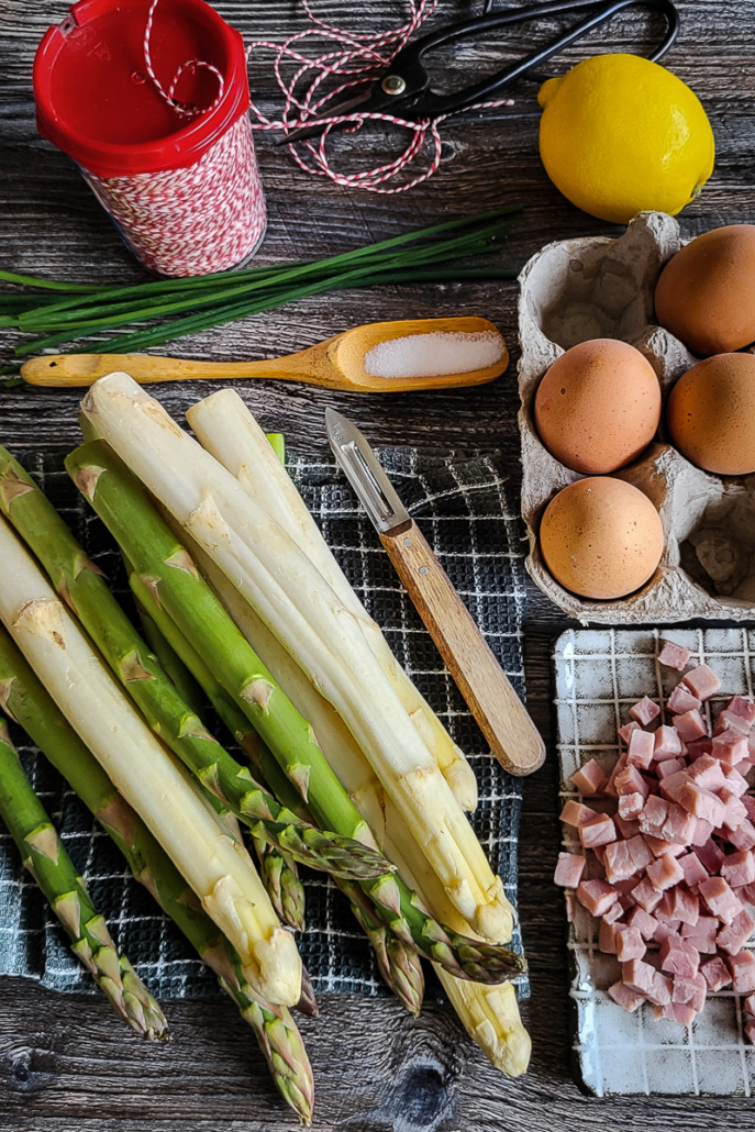 Leckerer Eiersalat mit Spargel - Salzig, Süß und Lecker