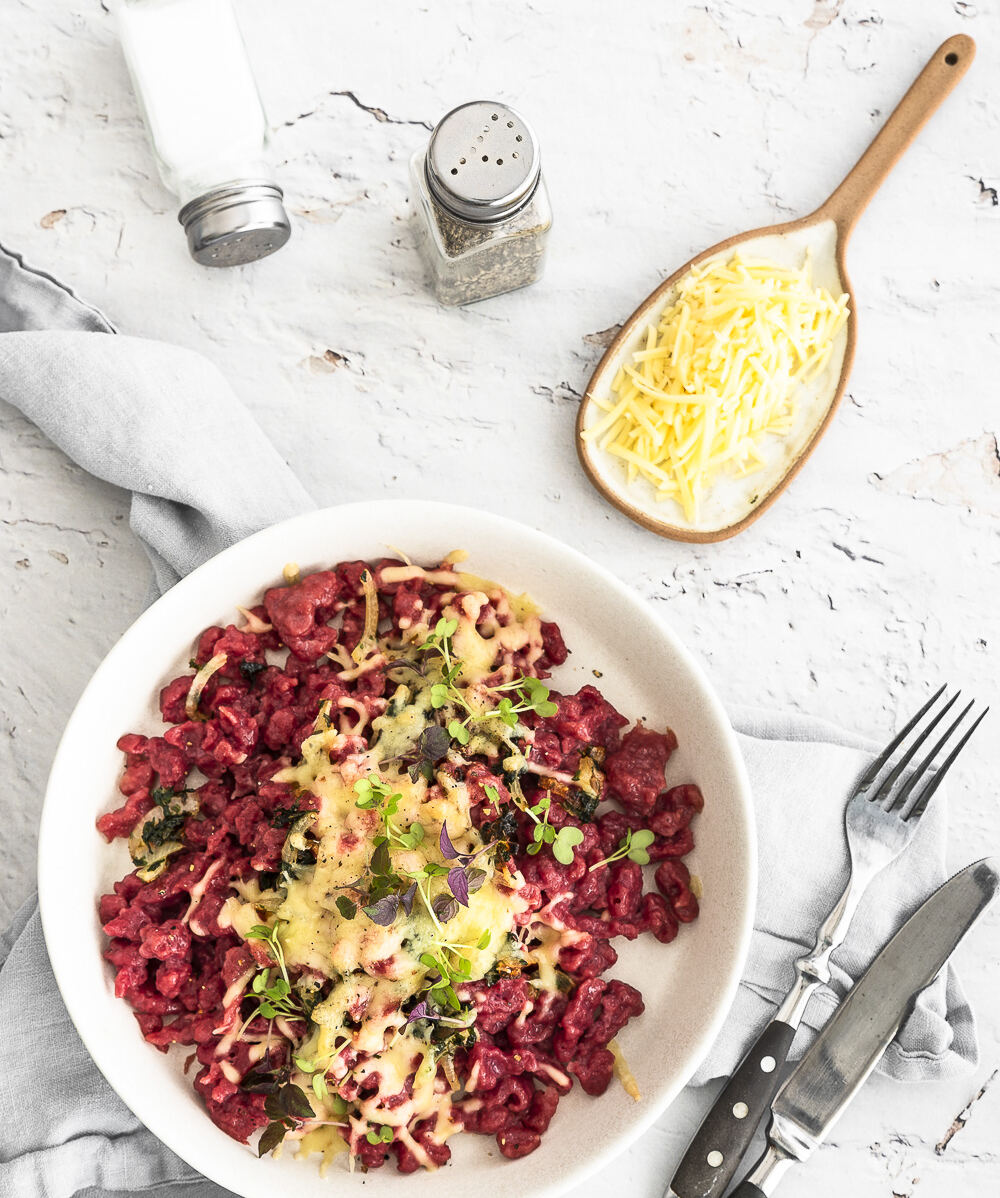 Rezept für Rote Beete Knöpfle