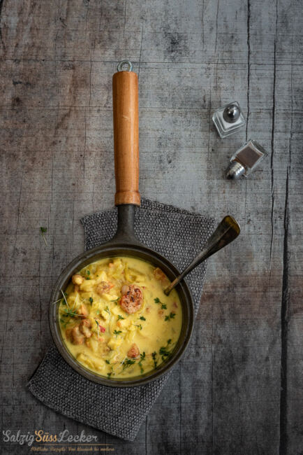 Rezept für eine Mulligatawny Soup zum Valentinstag