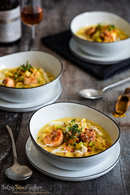 Rezept für eine Mulligatawny Soup zum Valentinstag