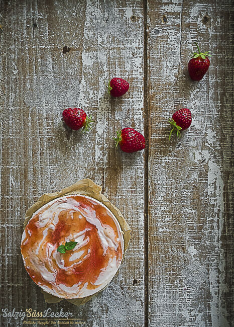 Erdbeer-Cheesescake zum Muttertag