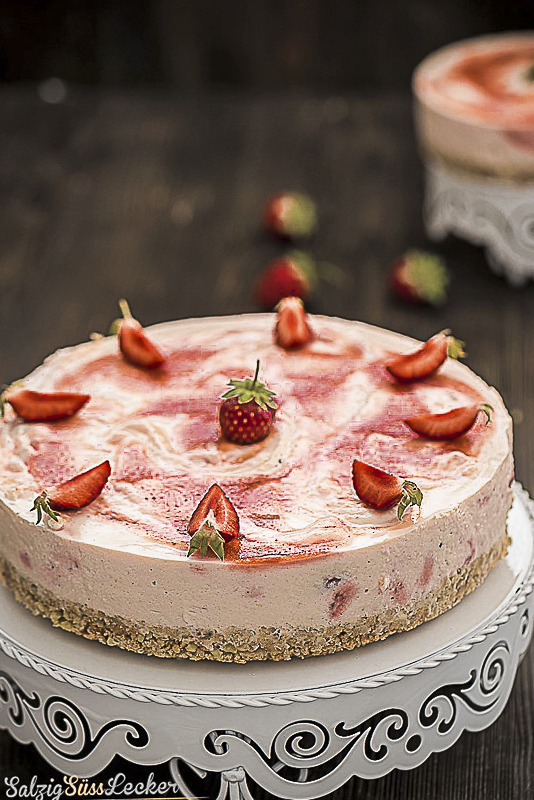 Erdbeer-Cheesescake zum Muttertag