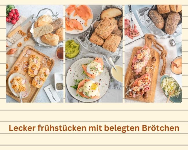 Dreimal Genuss mit leckeren Frühstücksbrötchen