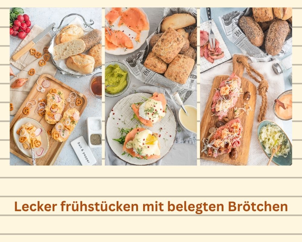 Dreimal Genuss mit leckeren Frühstücksbrötchen